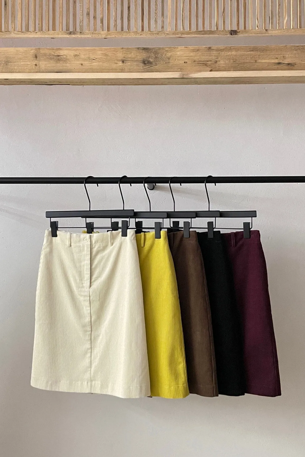 100% cotton corduroy skirt | 5 color