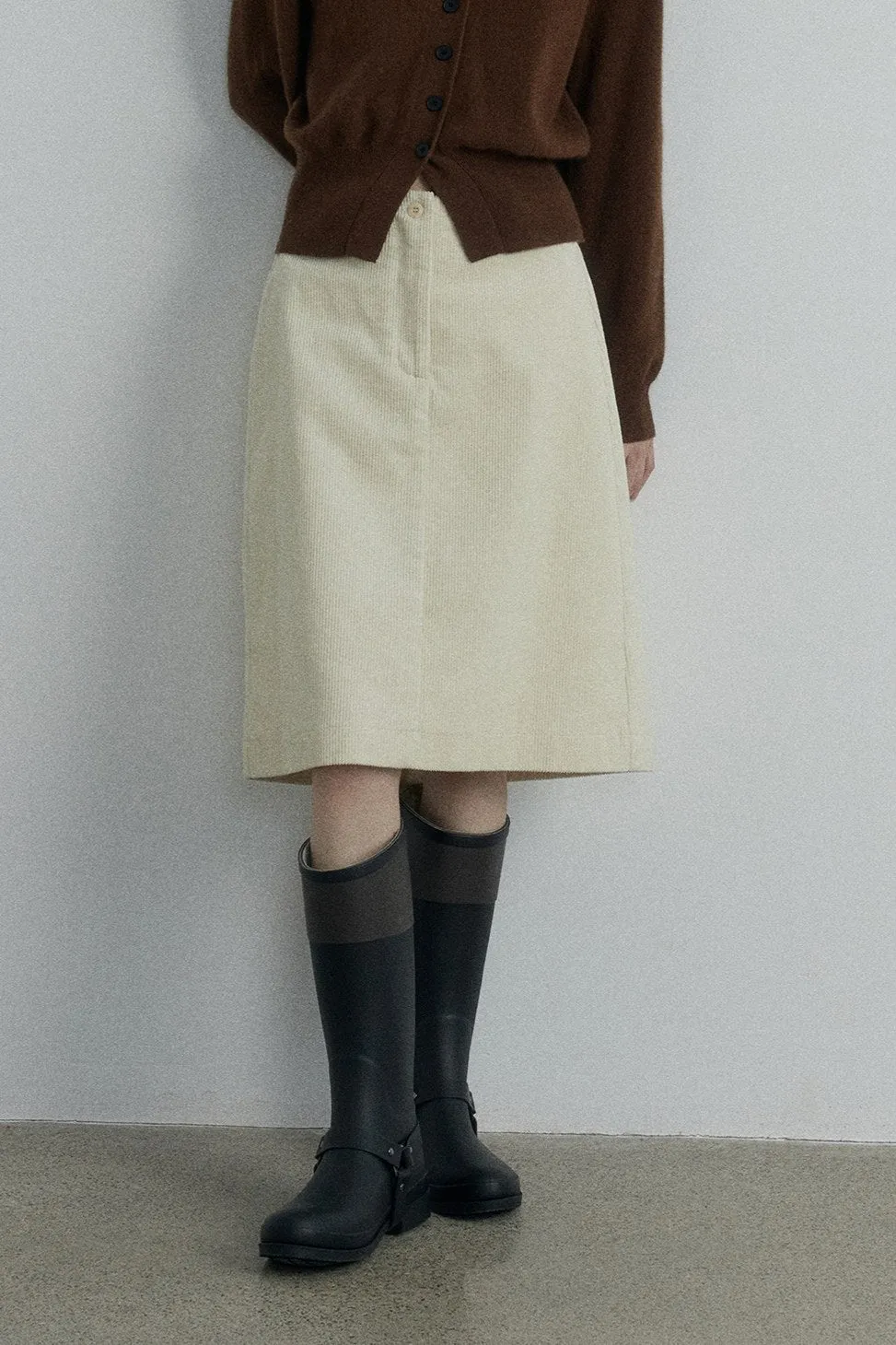 100% cotton corduroy skirt | 5 color