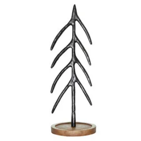 16" Black Metal Tree