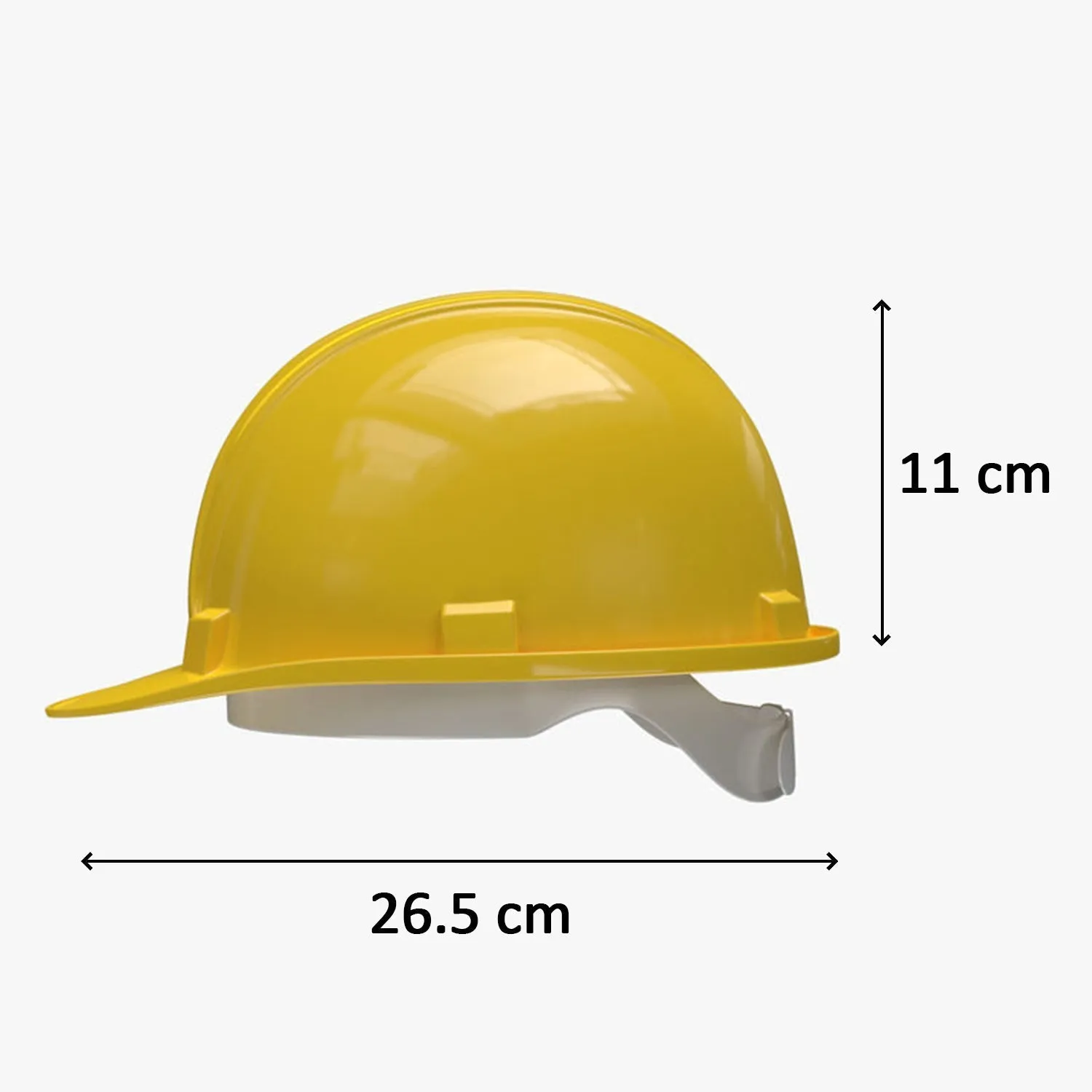 1798 Yellow Plastic Hard Hat Construction Cap (1Pc Only)