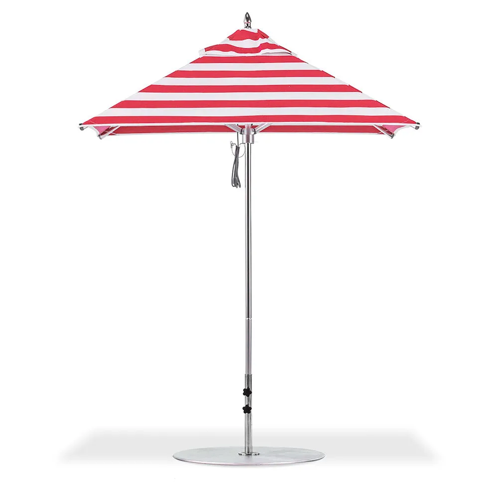 6.5' Sq Greenwich Aluminum Market Umbrella