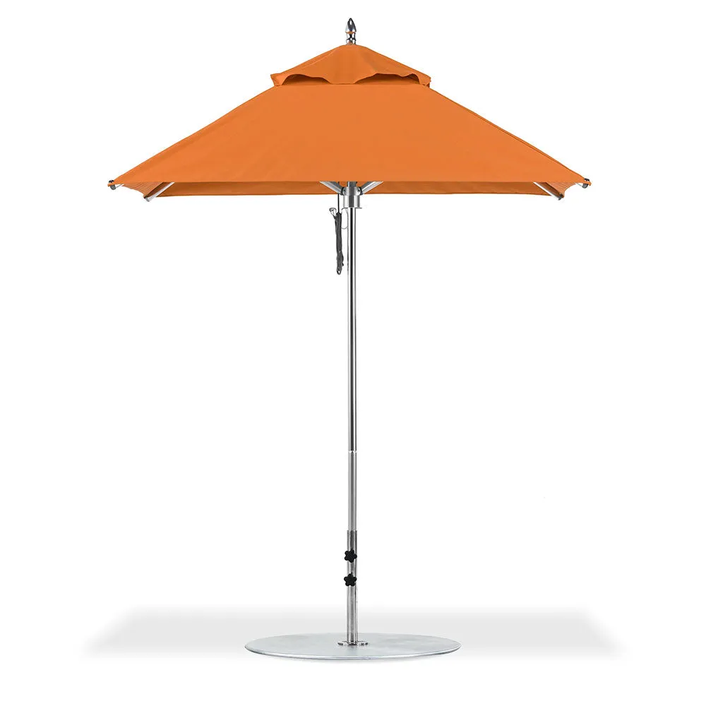 6.5' Sq Greenwich Aluminum Market Umbrella