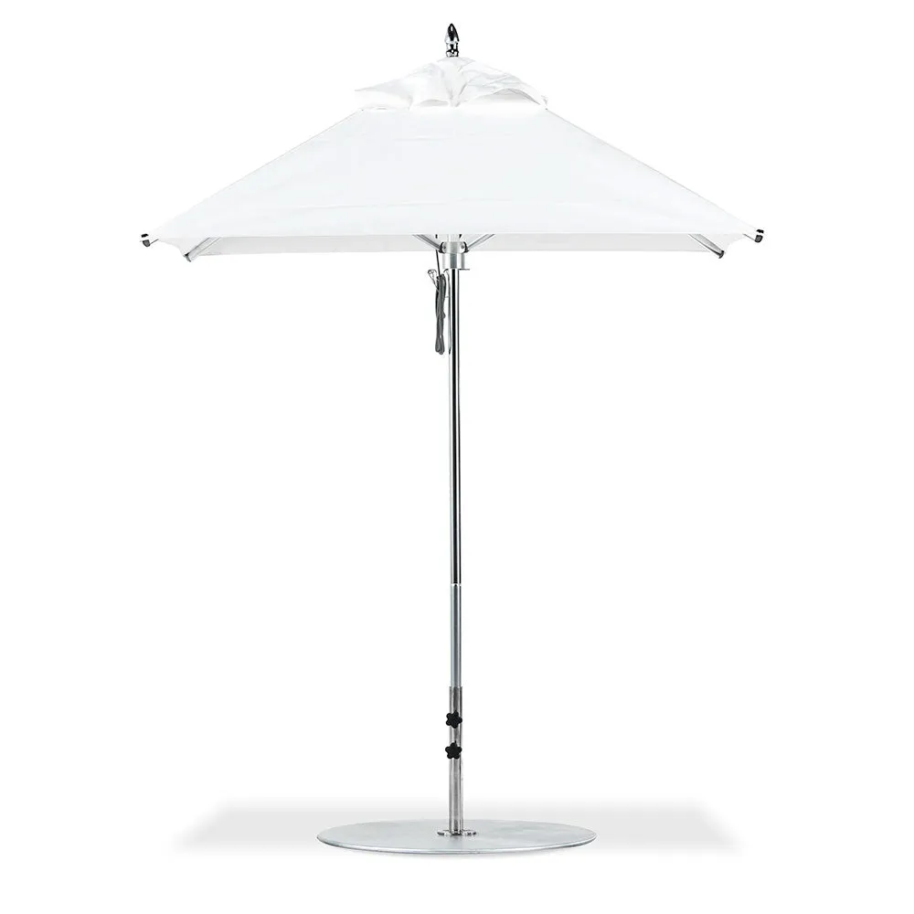 6.5' Sq Greenwich Aluminum Market Umbrella