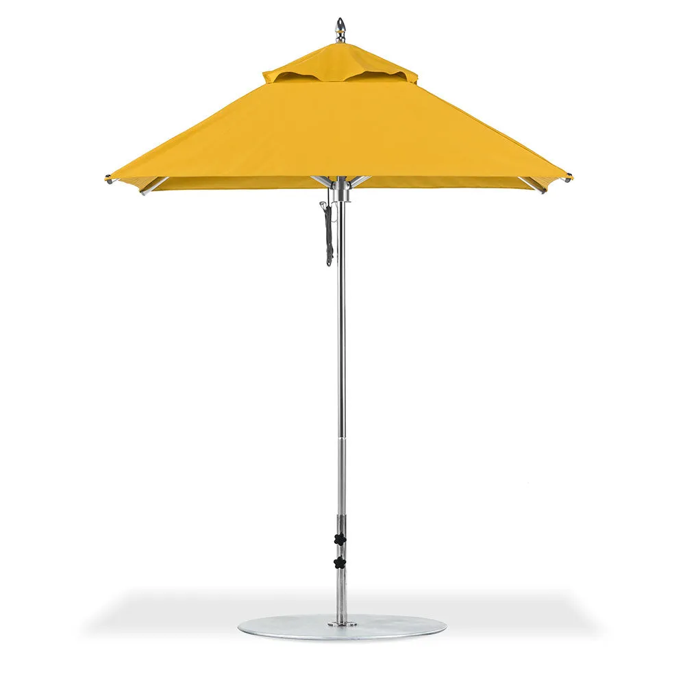 6.5' Sq Greenwich Aluminum Market Umbrella