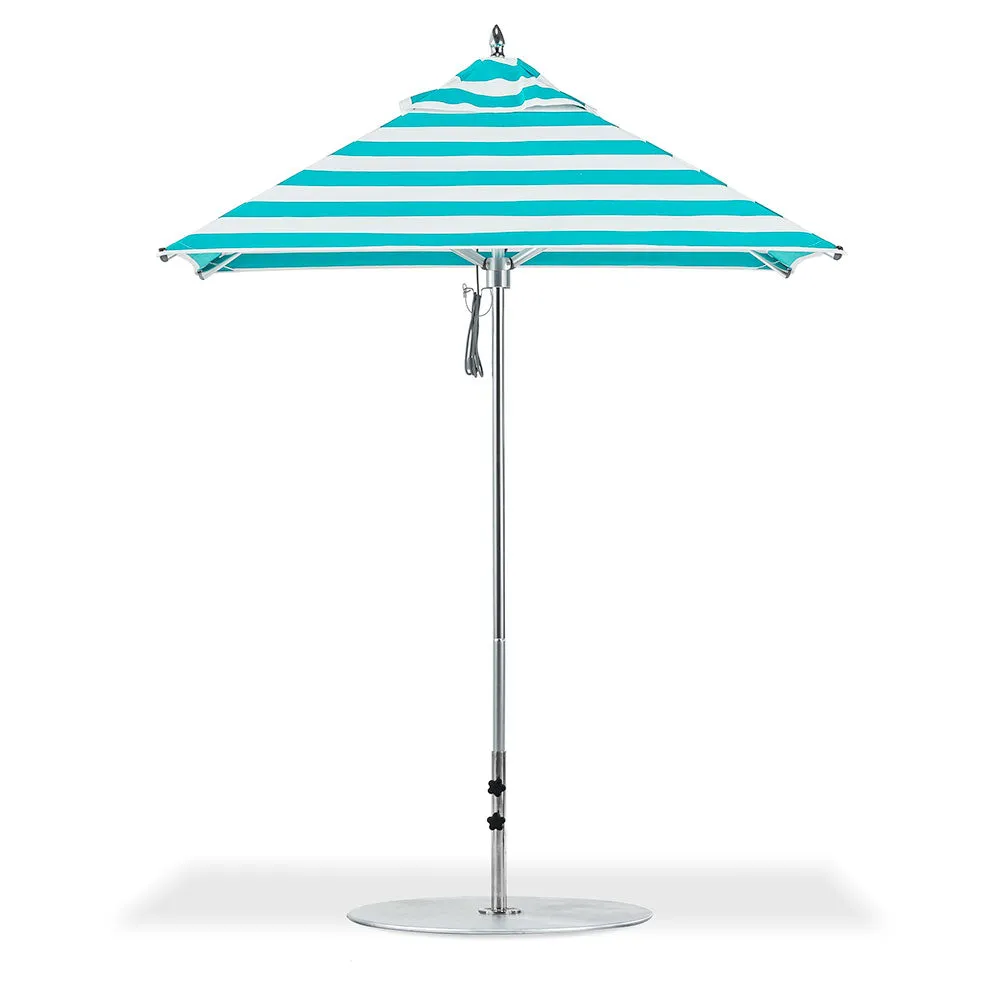 6.5' Sq Greenwich Aluminum Market Umbrella