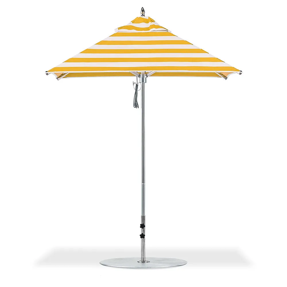 6.5' Sq Greenwich Aluminum Market Umbrella