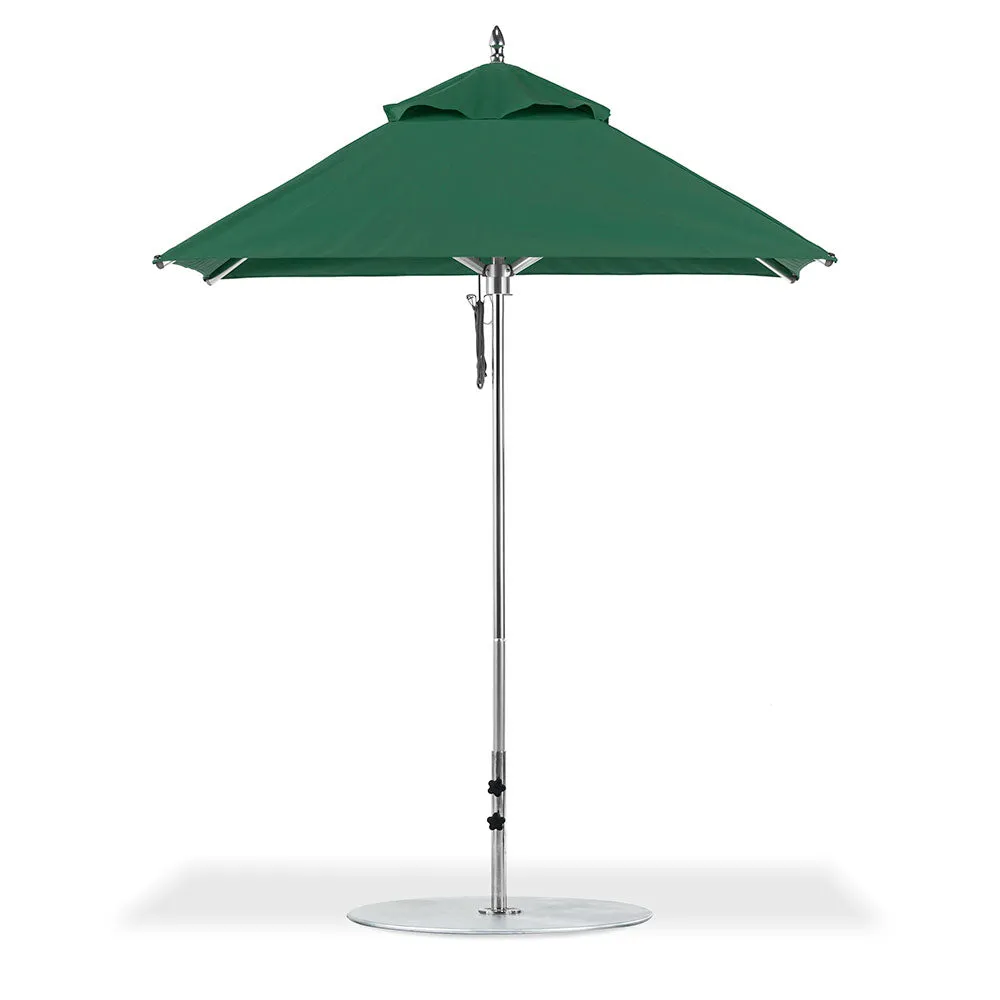 6.5' Sq Greenwich Aluminum Market Umbrella