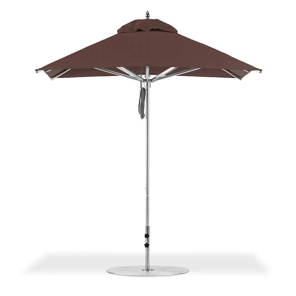 7.5' Sq Greenwich Aluminum Market Umbrella