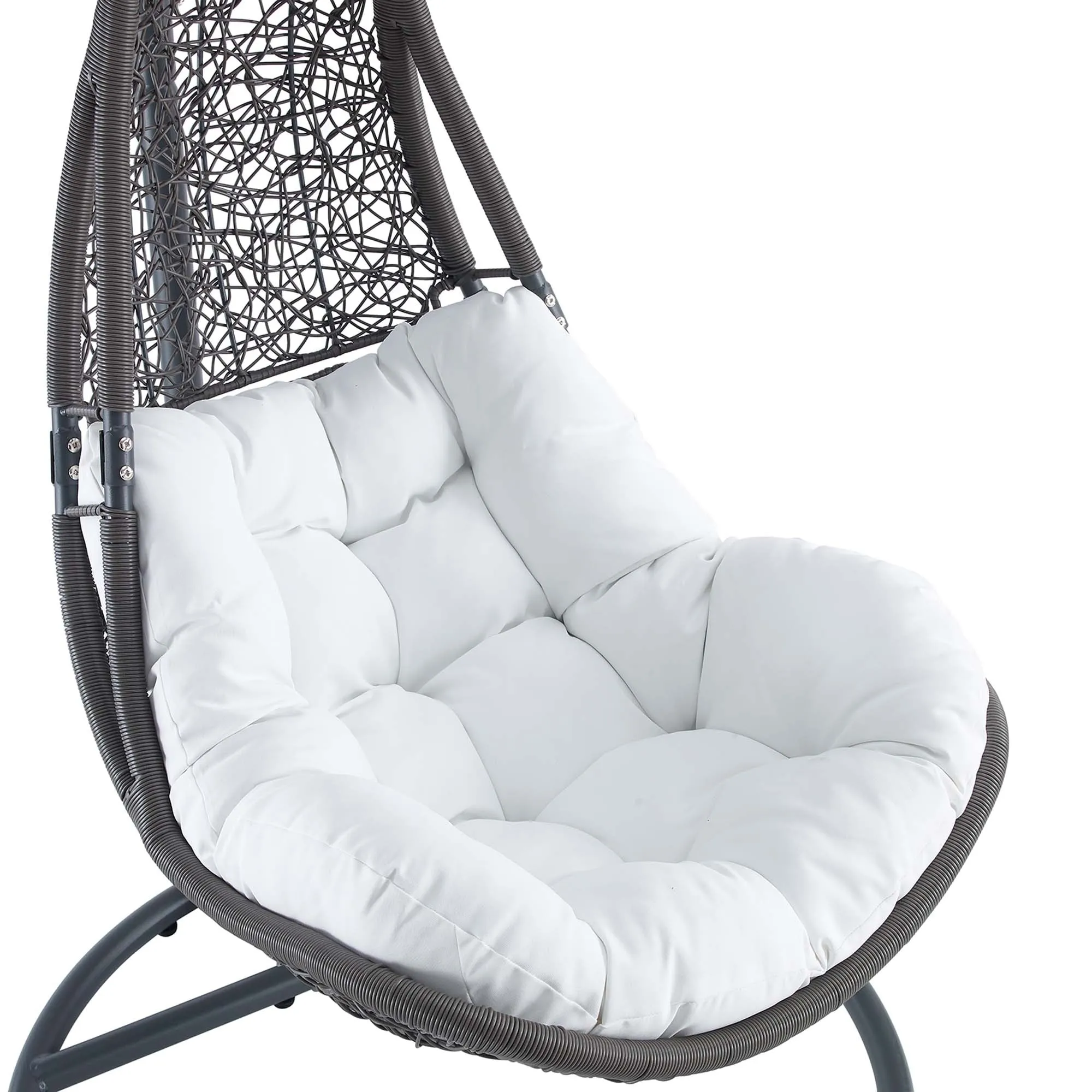 Abate Outdoor Patio Swing Chair With Stand by Modway