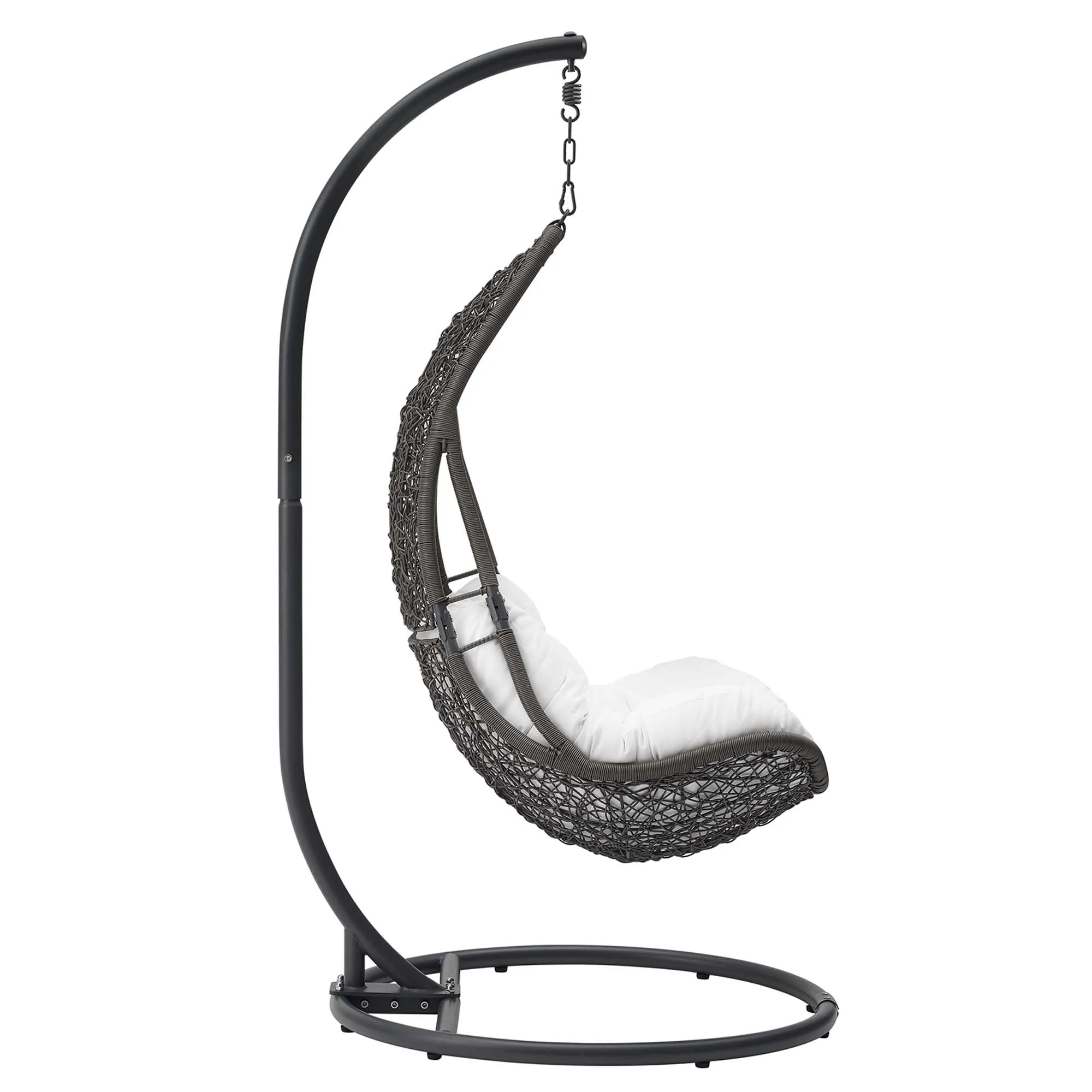 Abate Outdoor Patio Swing Chair With Stand by Modway