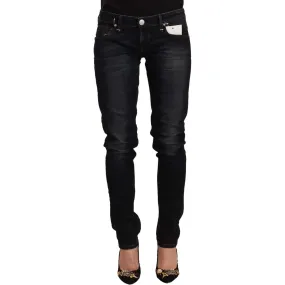 Acht Chic Black Washed Skinny Jeans for Her