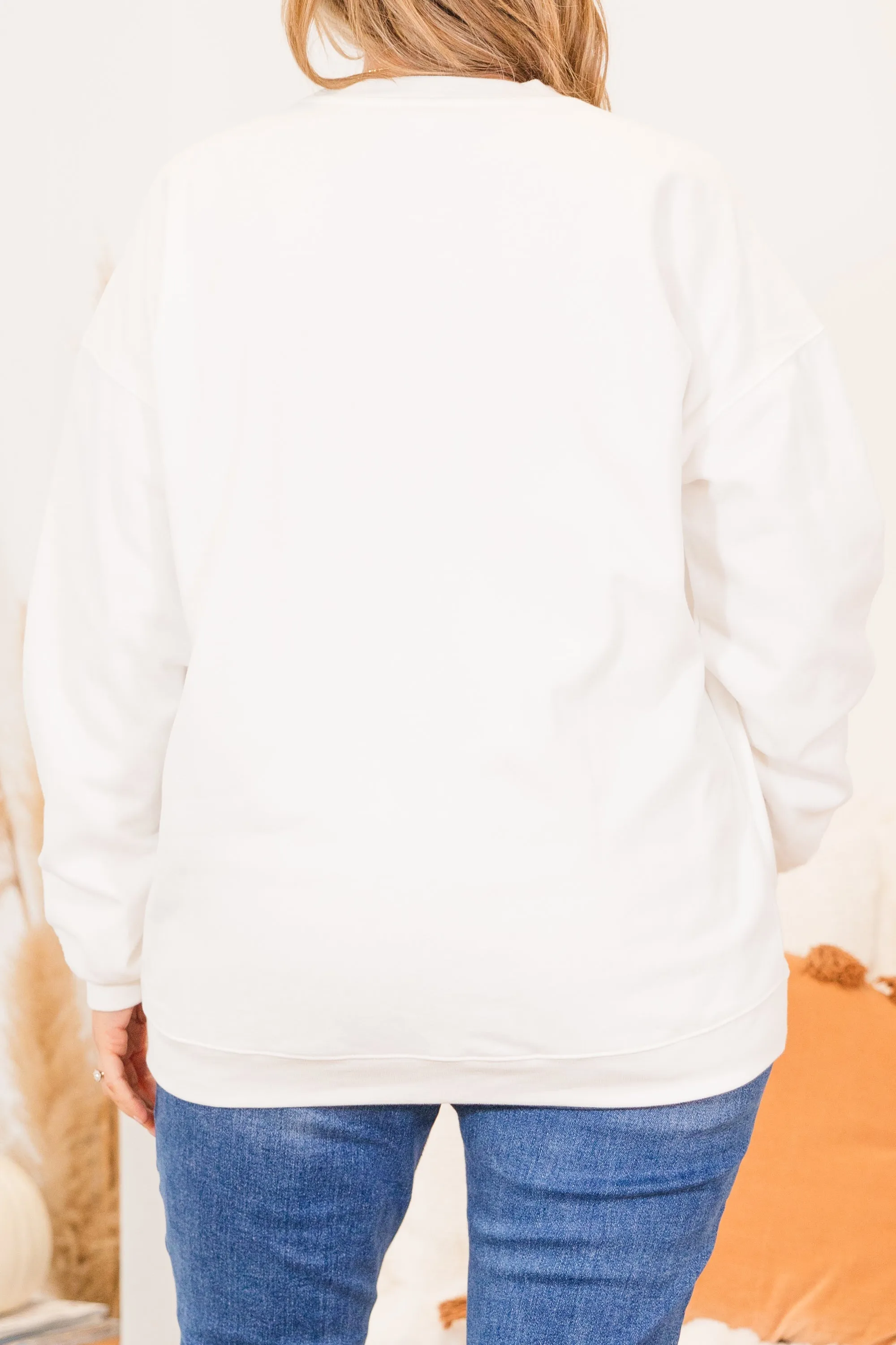 All Hallow's Eve Pullover, White