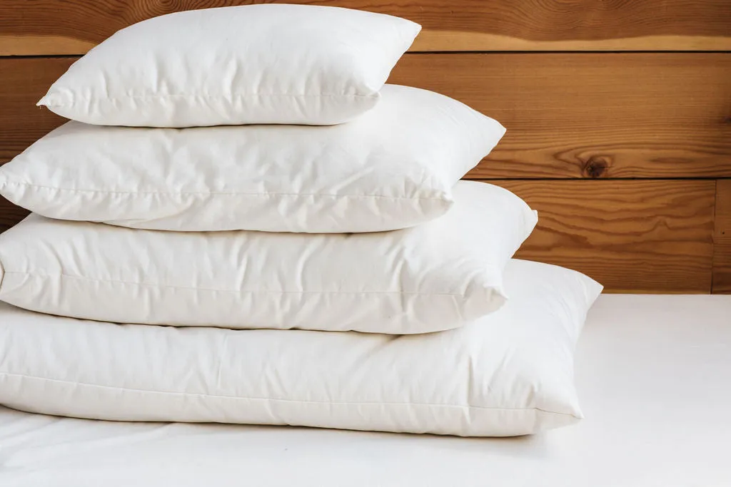 All-Natural Wool-filled Bed Pillow - Clearance