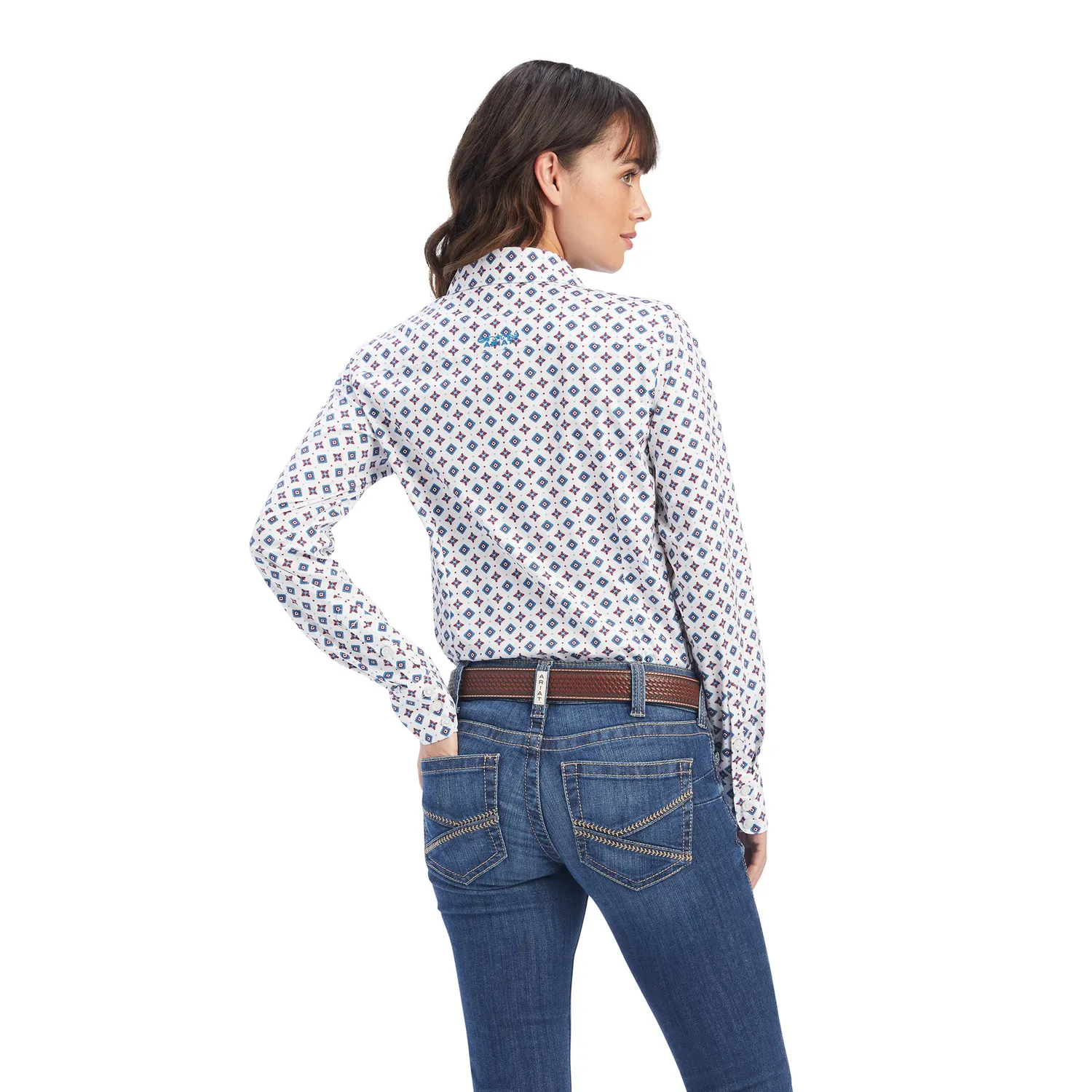 Ariat Womens Kirby Stretch L/S Shirt - Township Print