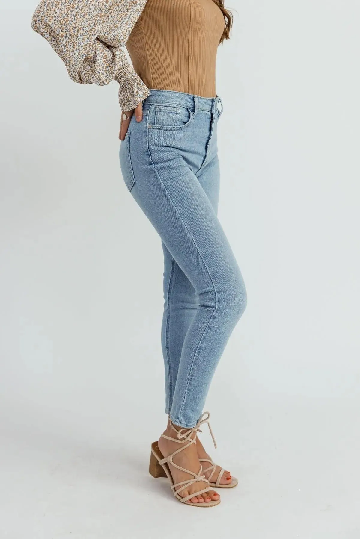 Ashby Light Wash Skinny Jeans - Final Sale