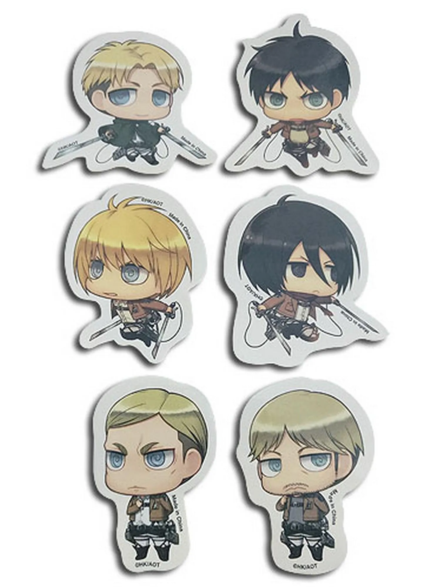 Attack on Titan Season 2 - SD Group Die-Cut Sticker Set