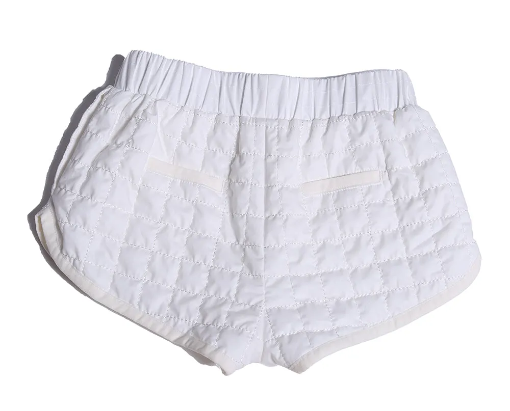 BABY PULL-ON TUFTED GYM SHORTS