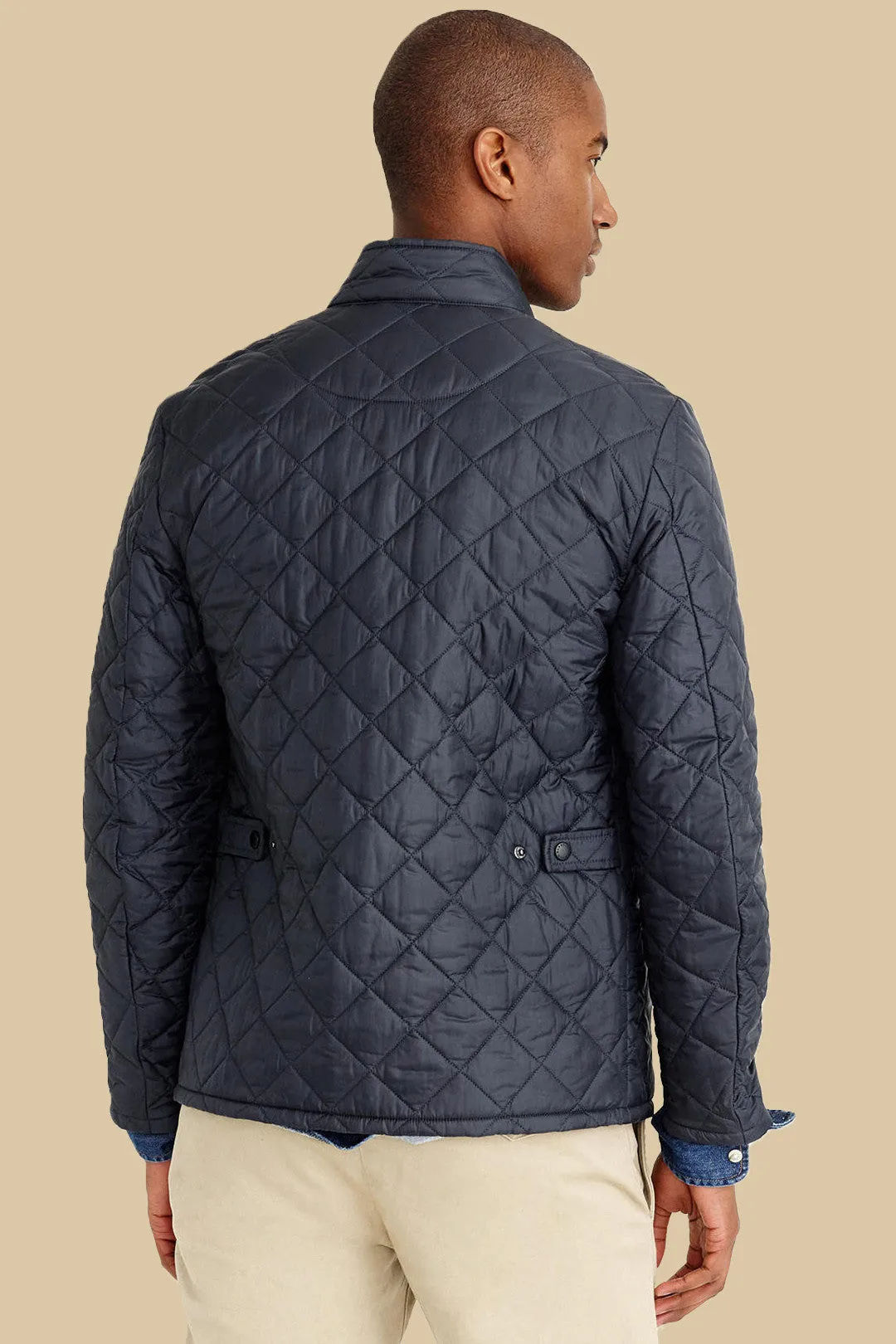 Barbour Chelsea Flyweight Navy Quilt Jacket MQU0007NY92