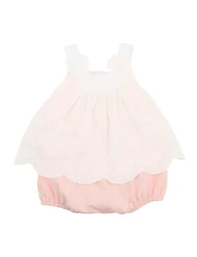 Bebe Millie Overlay Romper (Size NB-0)