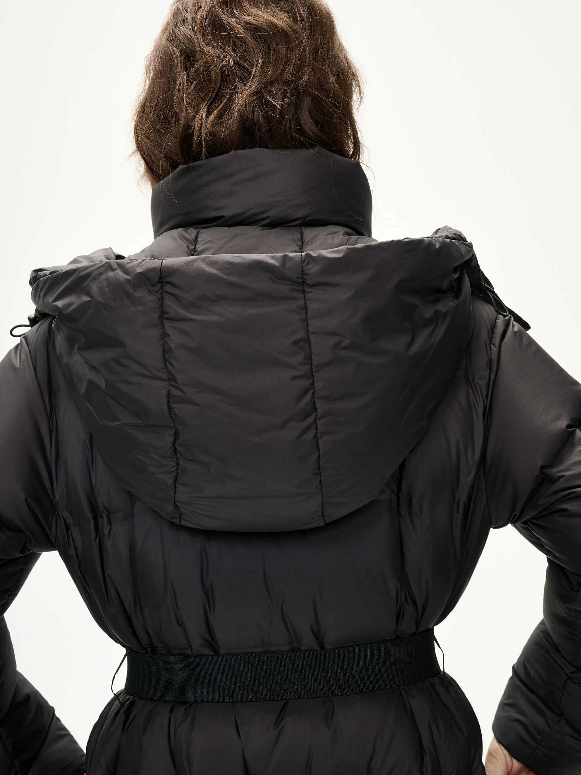 Belt Down Puffer Coat