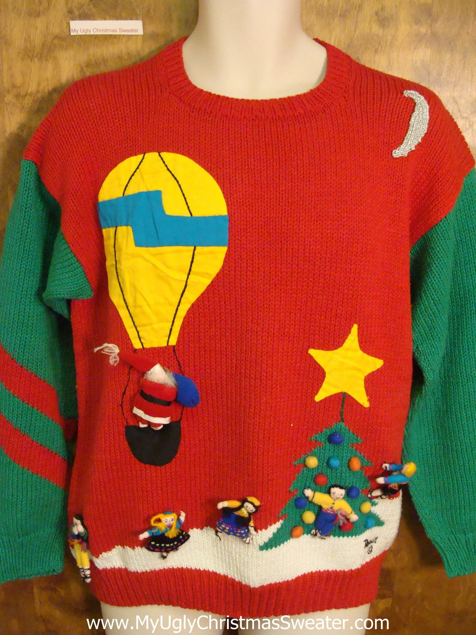 Best 80s Retro Ugly Christmas Jumper Pullover