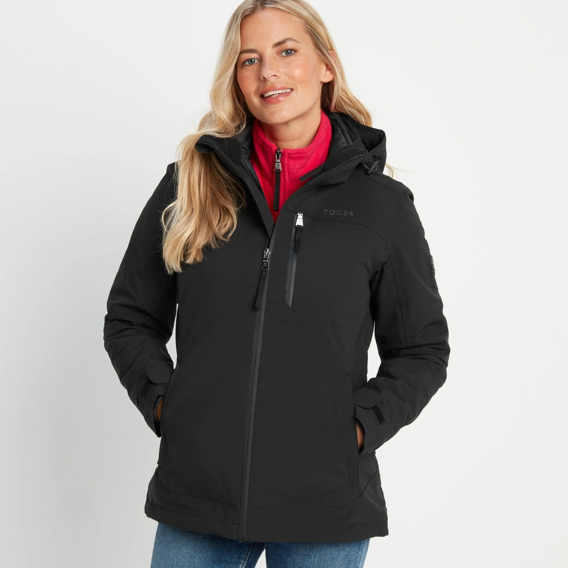 Beverley Womens 3-in-1 Waterproof Jacket - Black