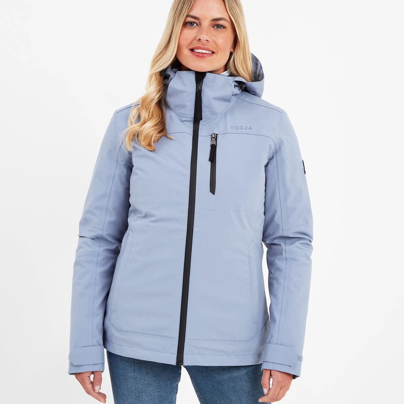 Beverley Womens 3-in-1 Waterproof Jacket - Dusty Blue