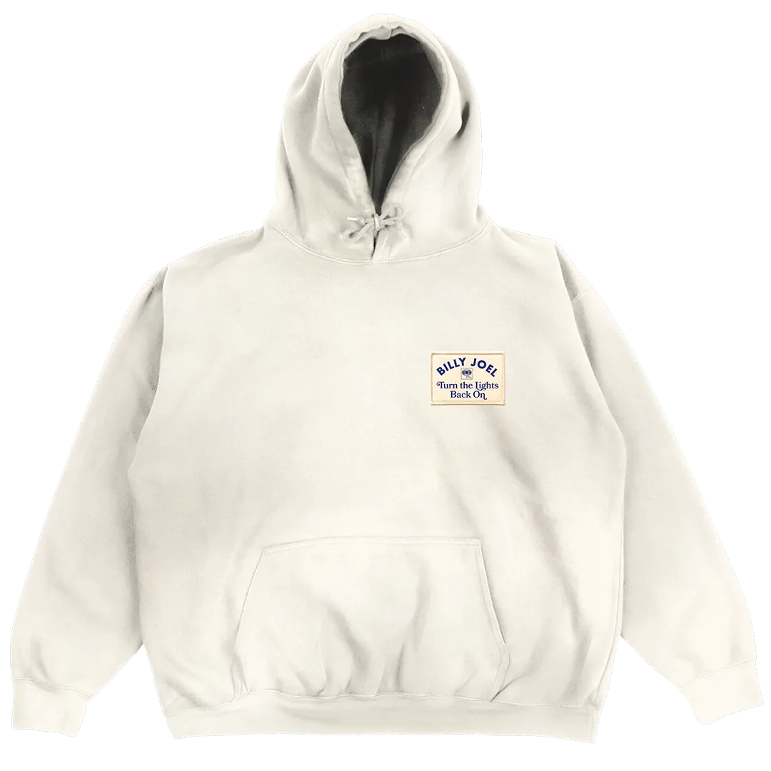 Billy Joel "Turn The Lights Back On Patch" Ivory Hoodie