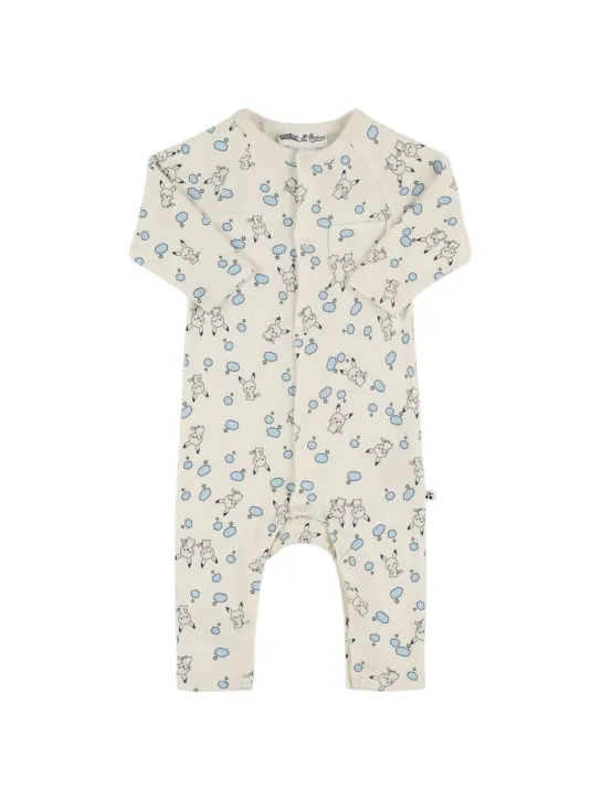 Bonpoint   All over print cotton jersey romper 