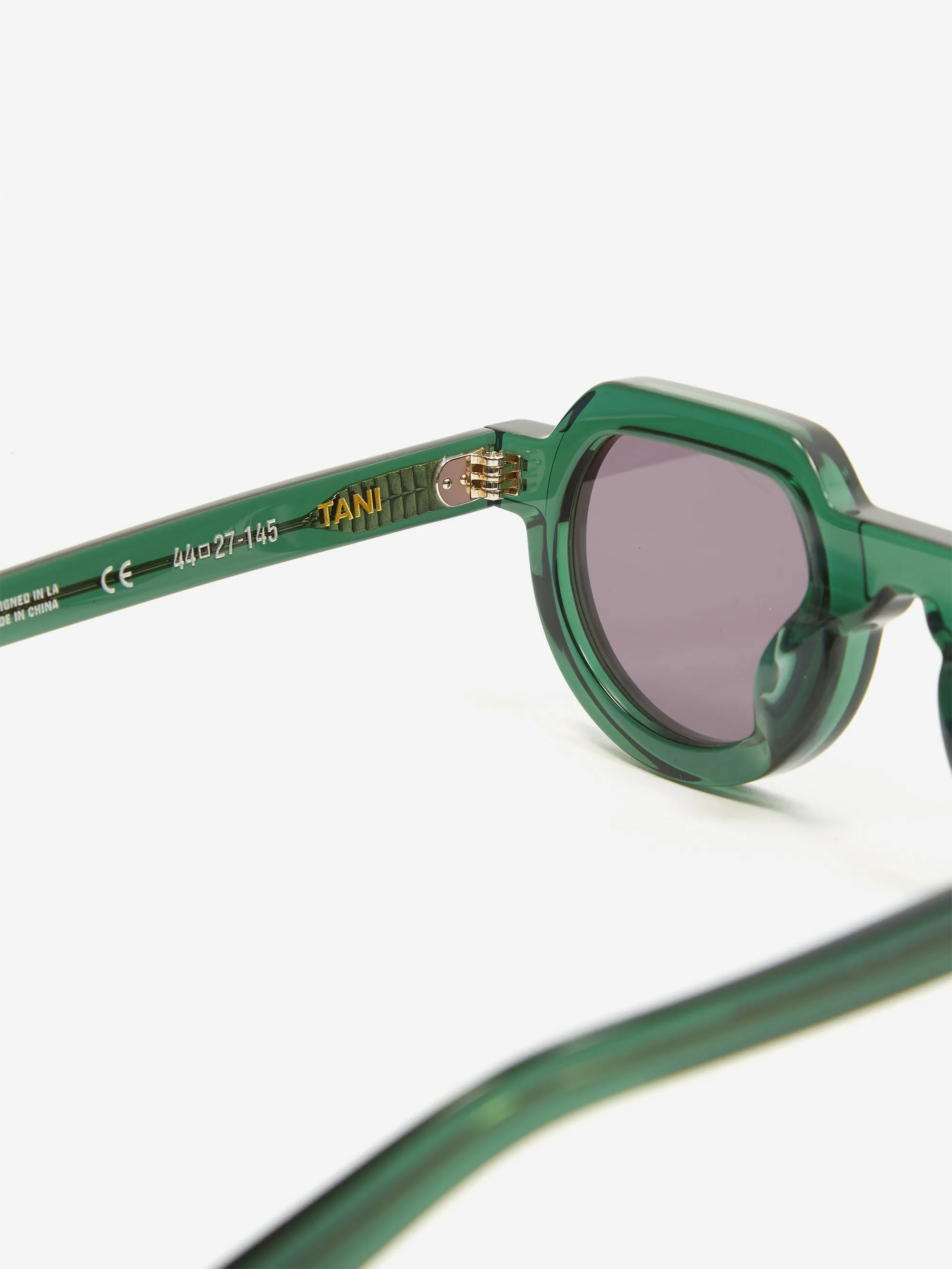 Brain Dead Tani Eye Protection - Jade Glitter/Black Lens