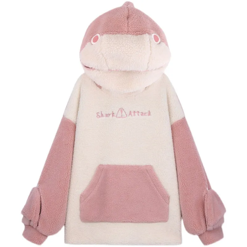 Chic Shark Hoodie  KF83047