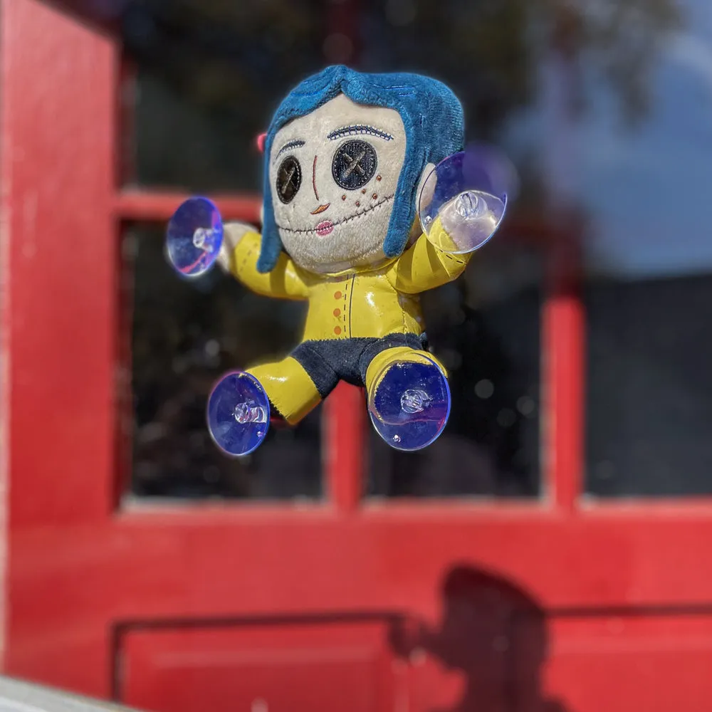 Coraline - Button-Eyed Coraline Plush Window Clinger (PRE-ORDER)