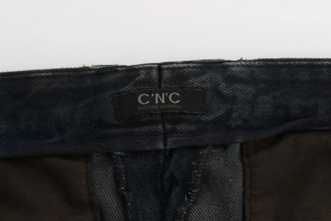 Costume National Chic Blue Slim Fit Denim Jeans