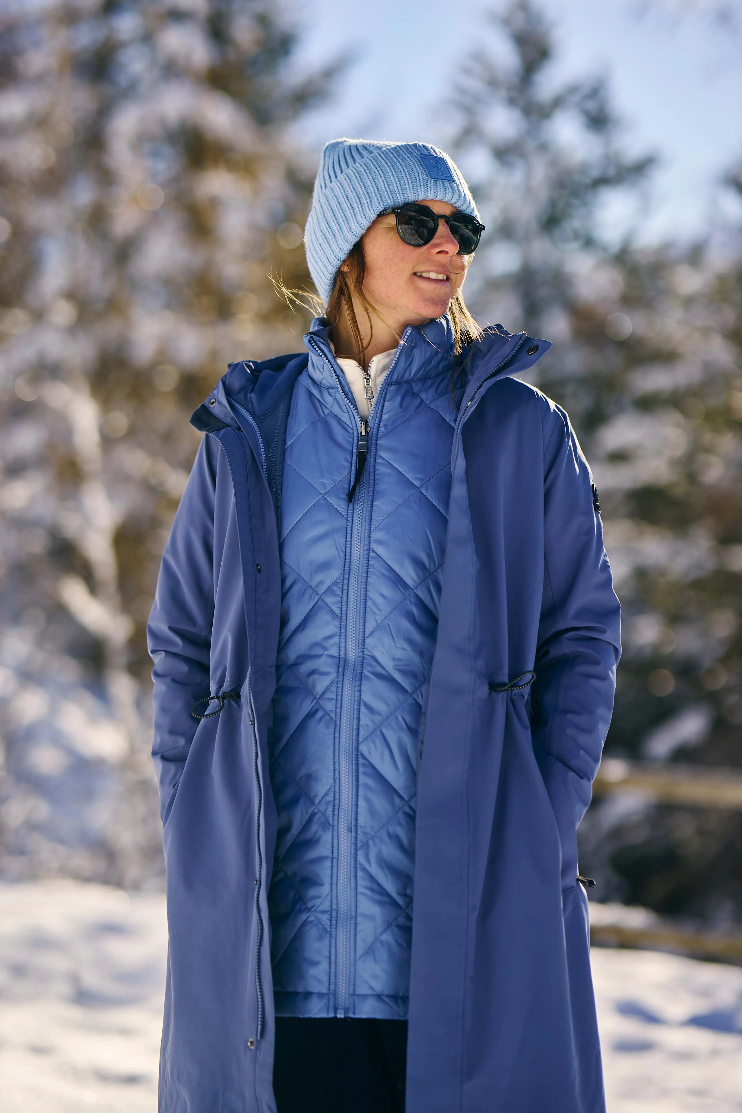 Cove Womens 3in1 Jacket - Blue Stone