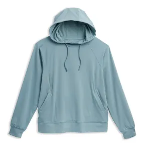 Cozy Luxe Fitted Hoodie - Blue Moon