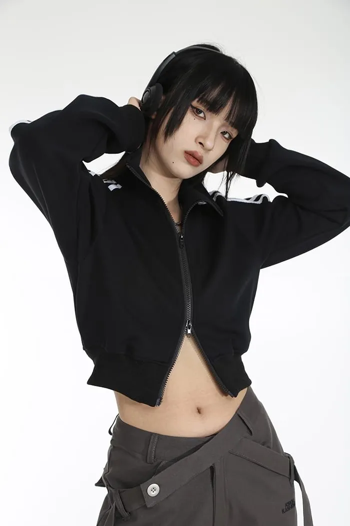 Cropped Track Jacket