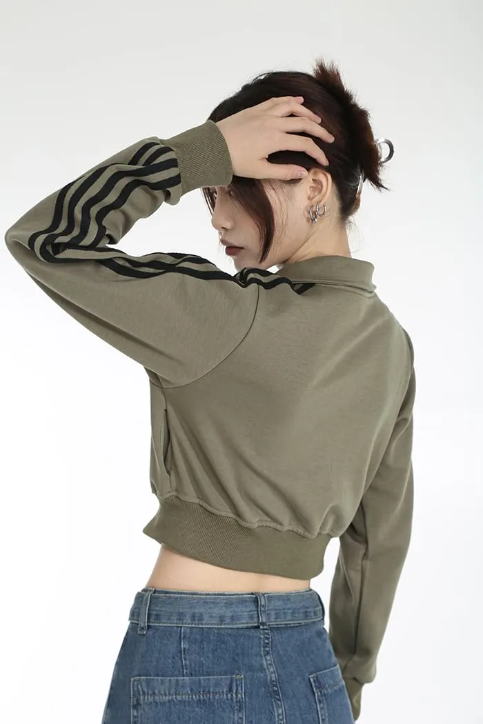 Cropped Track Jacket