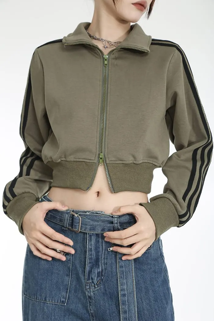 Cropped Track Jacket