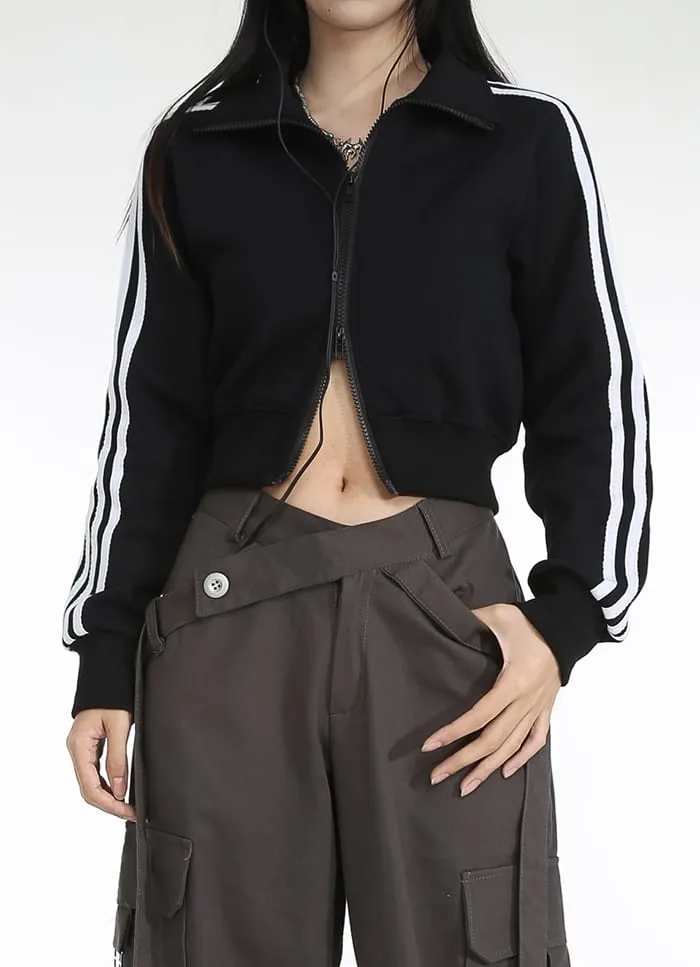 Cropped Track Jacket