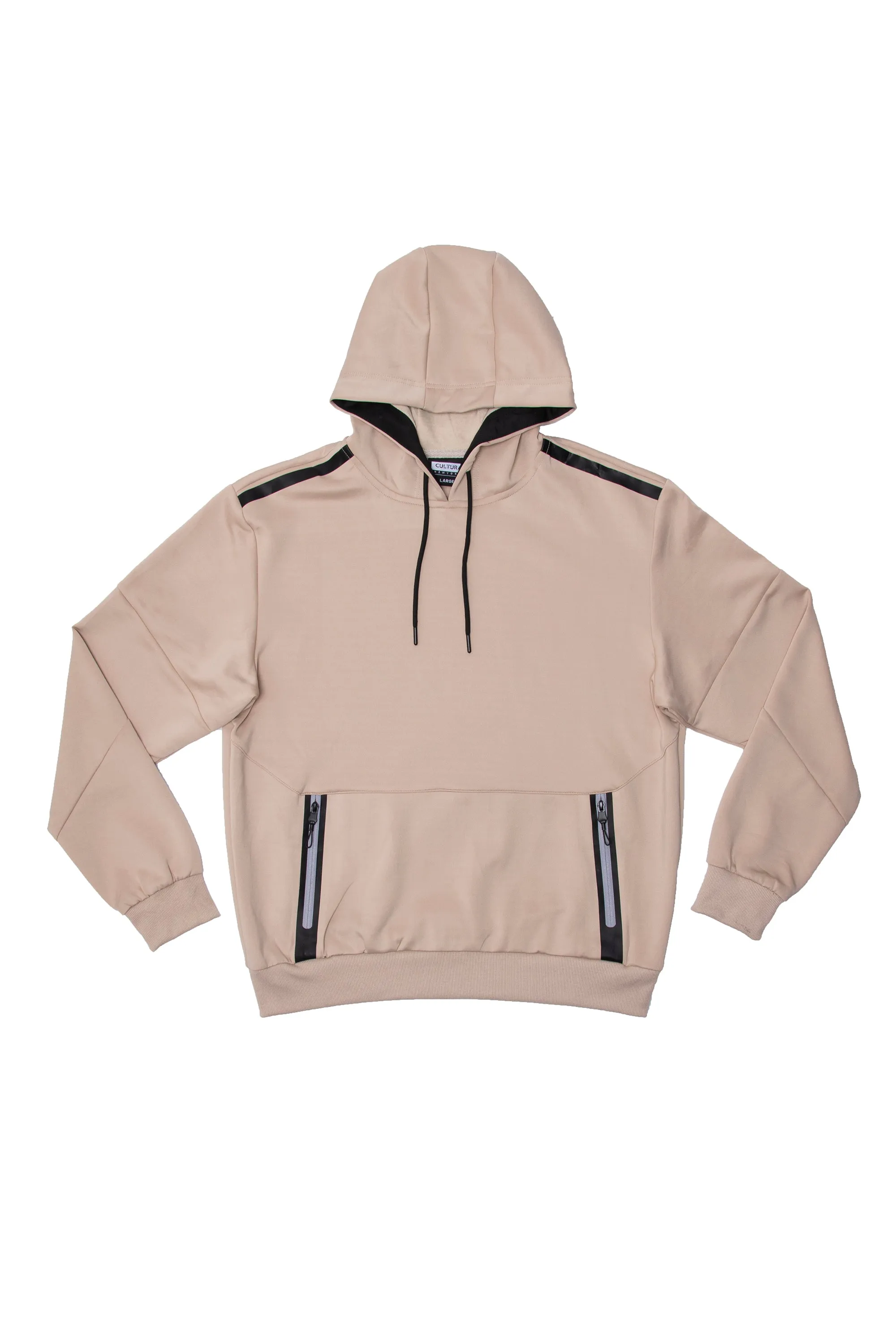 Cultura Men's Pullover Hooded Track Jacket