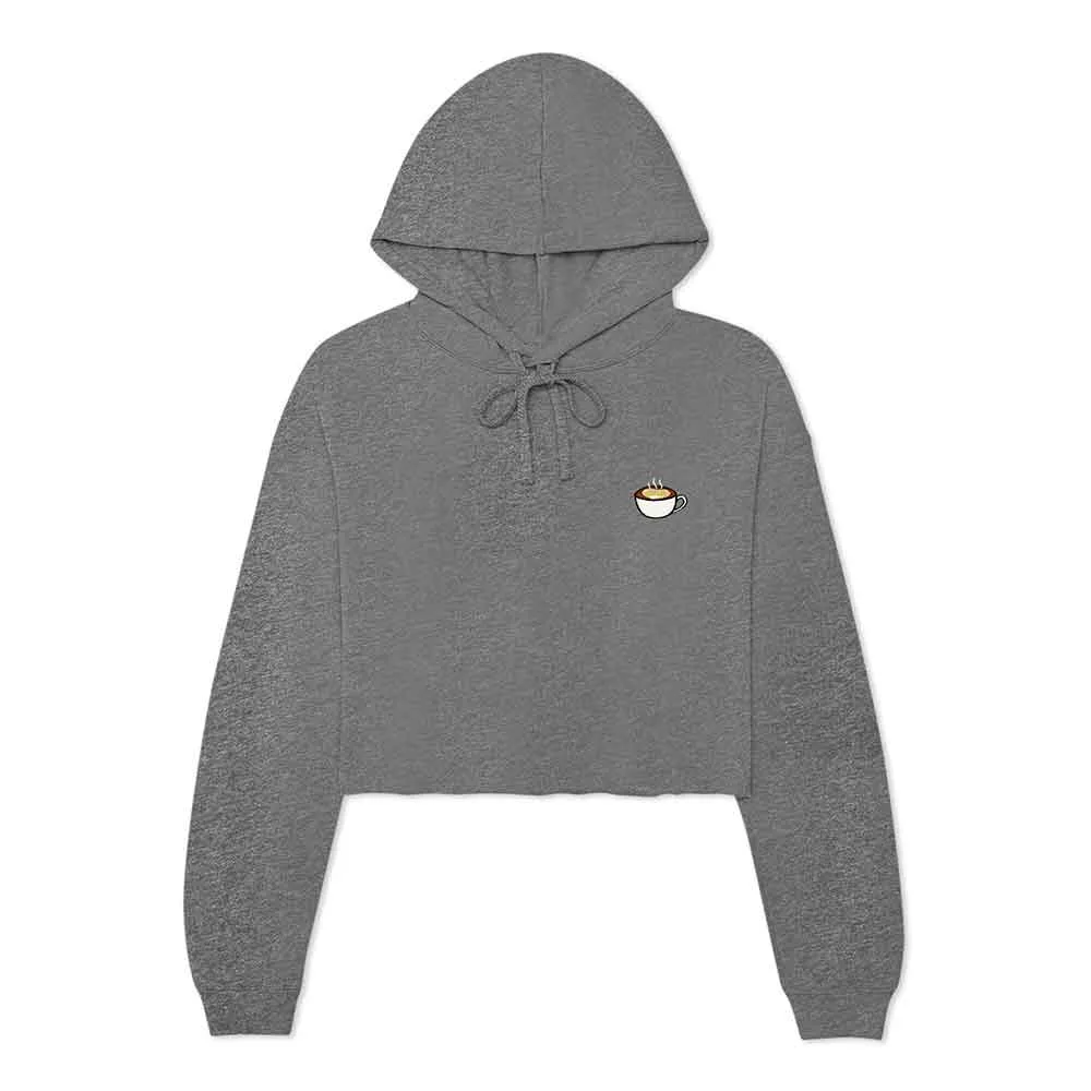 Dalix Cappuccino Cropped Hoodie