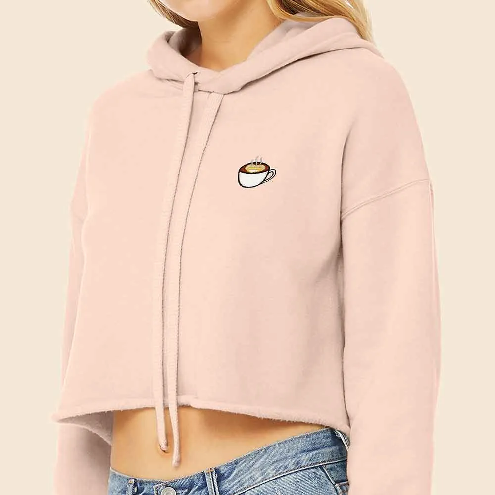 Dalix Cappuccino Cropped Hoodie