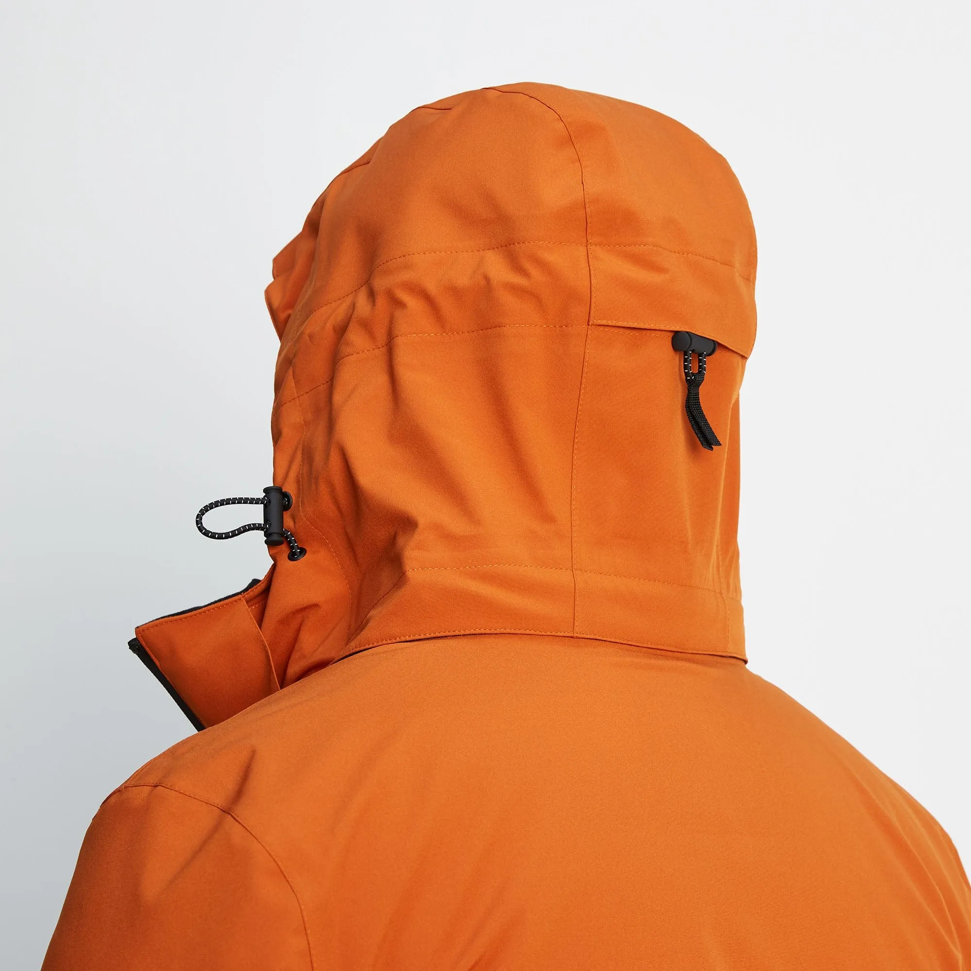 Denton Mens 3-in-1 Waterproof Jacket - Dark Orange