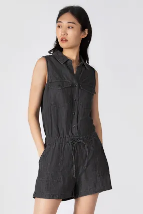 Dex Utility Washed Black Romper