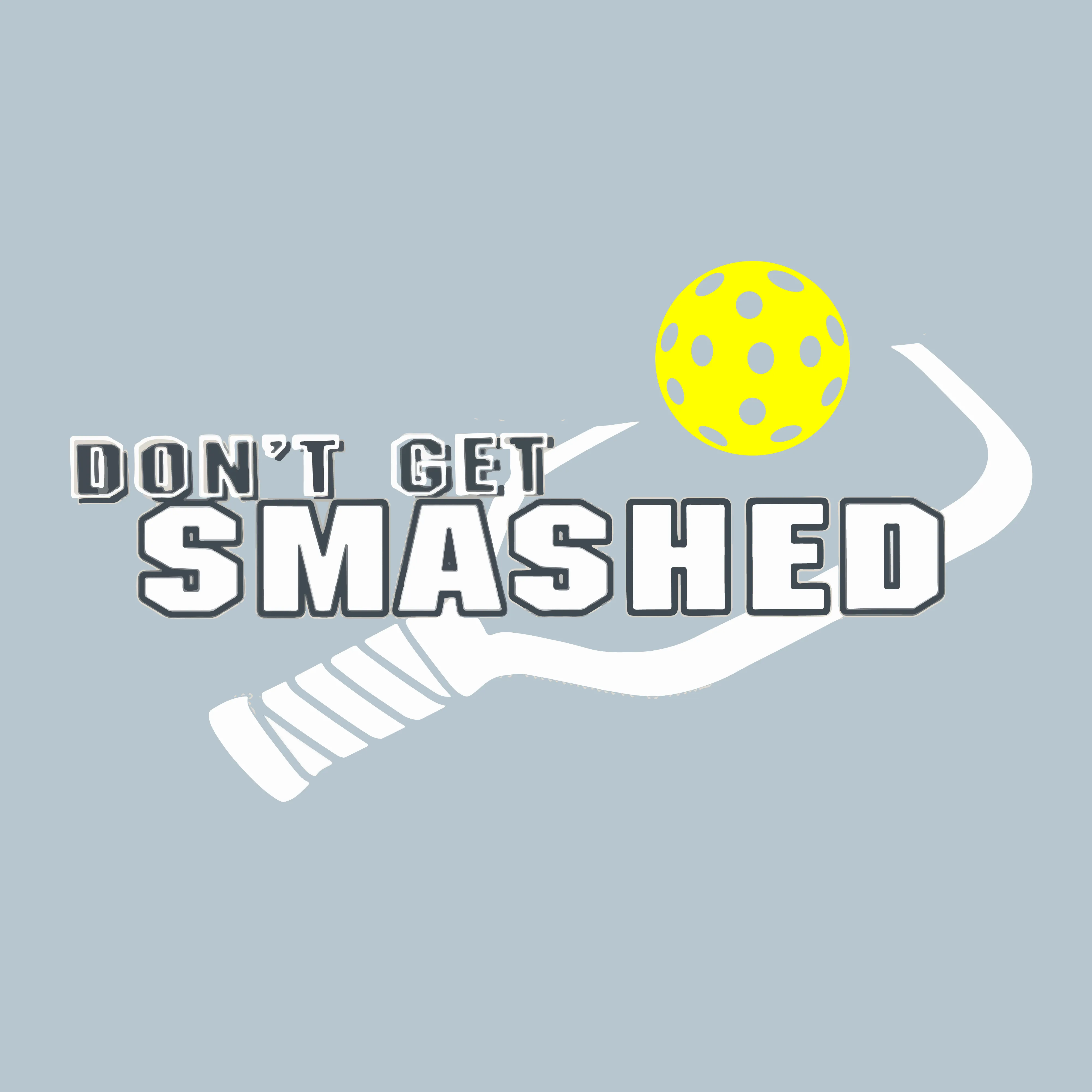 Don't Get Smashed (Pickleball Color Cyan Orange Pink) Customizable | Women's 1/4 Zip Pullover Athletic Shirt | 100% Polyester