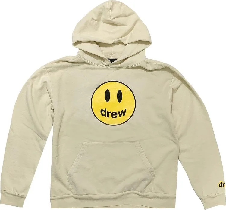 Drew House Mascot Pullover Hoodie 'Ivory', cream