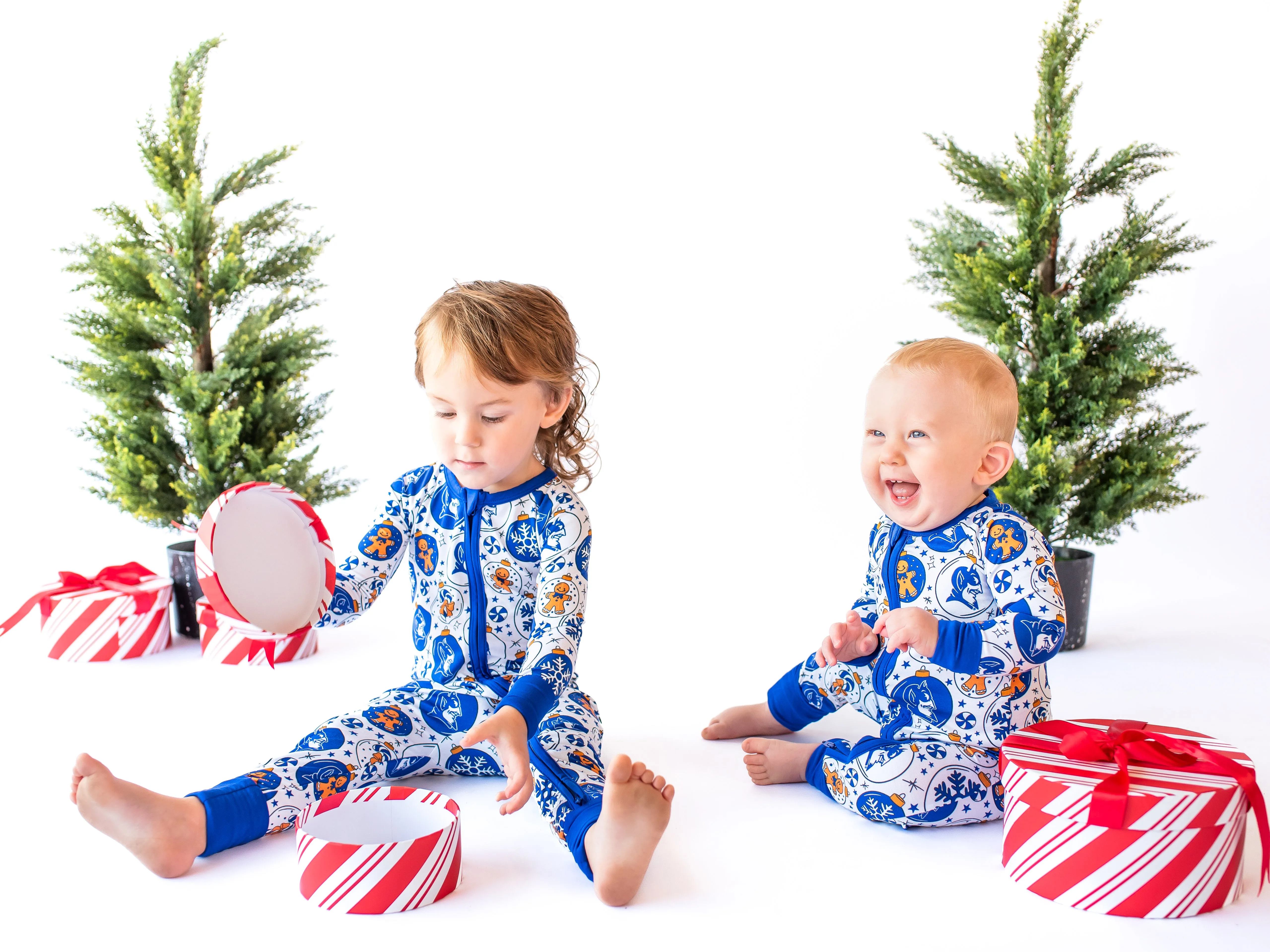 Duke University® Christmas Rompers - Blue