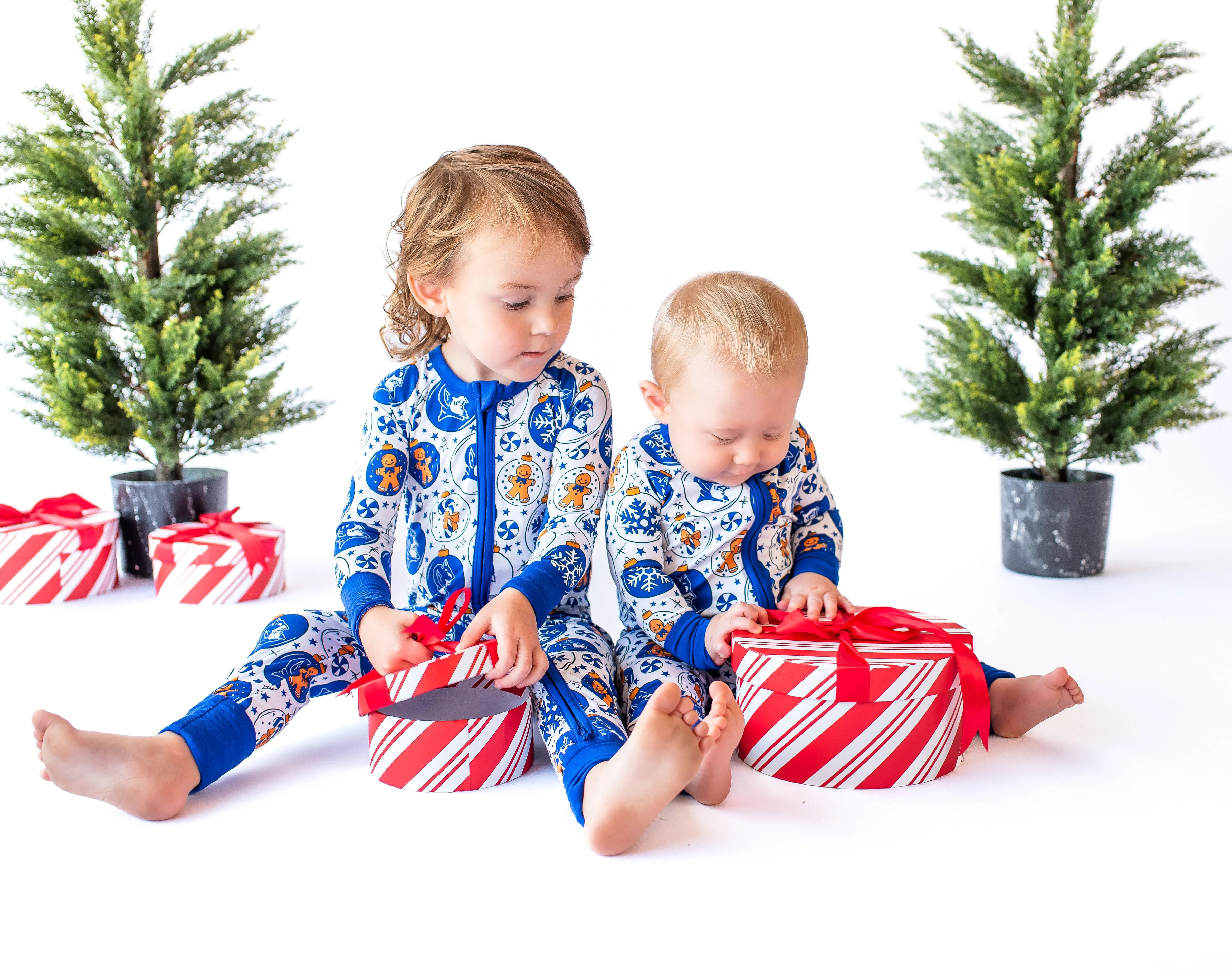 Duke University® Christmas Rompers - Blue