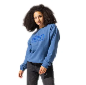 Ellen Show Crew Sweater-Blue