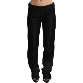 Ermanno Scervino Chic Straight Cut Low Waist Jeans